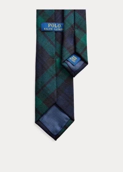 Men's Polo Ralph Lauren Tartan Wool Narrow Ties | 843910TDK